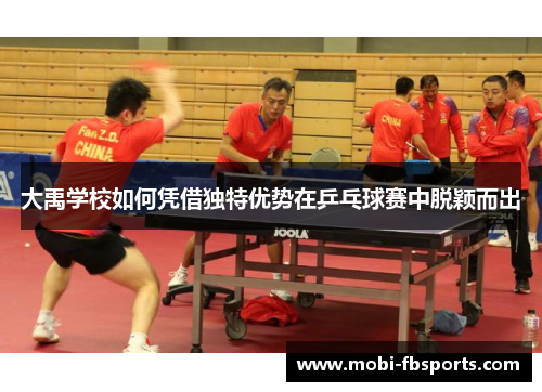 大禹学校如何凭借独特优势在乒乓球赛中脱颖而出